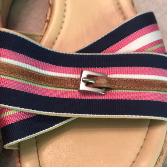 SALE!! Talbots Ribbon Slides - Picture 2 of 6